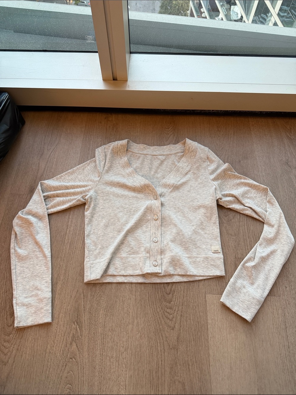 Vuori Long Sleeve Pose Mini Cardigan